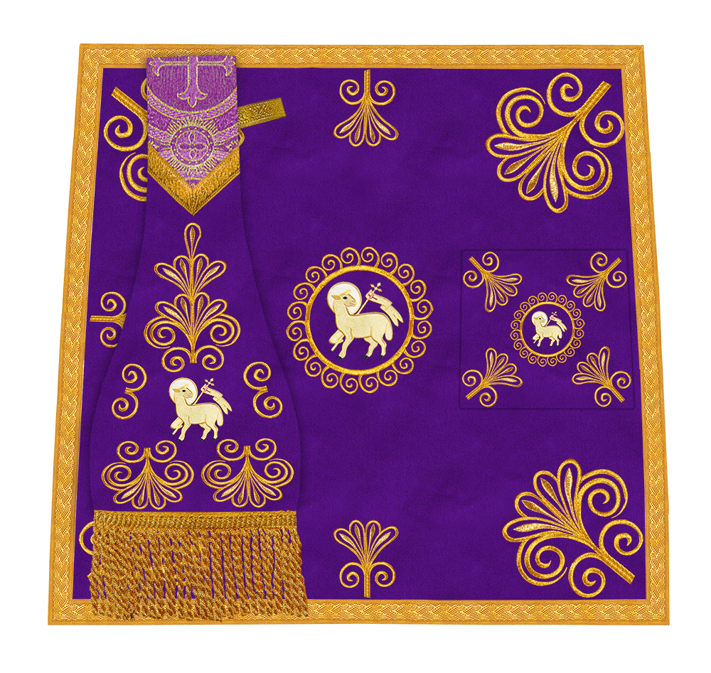 Elegant mass set with rich embroidery - Flourish collection