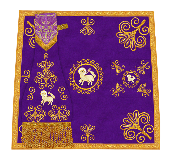 Elegant mass set with rich embroidery - Flourish collection