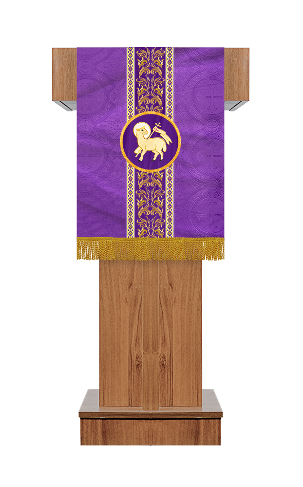 Pulpit/Lectern with Motif and Trims