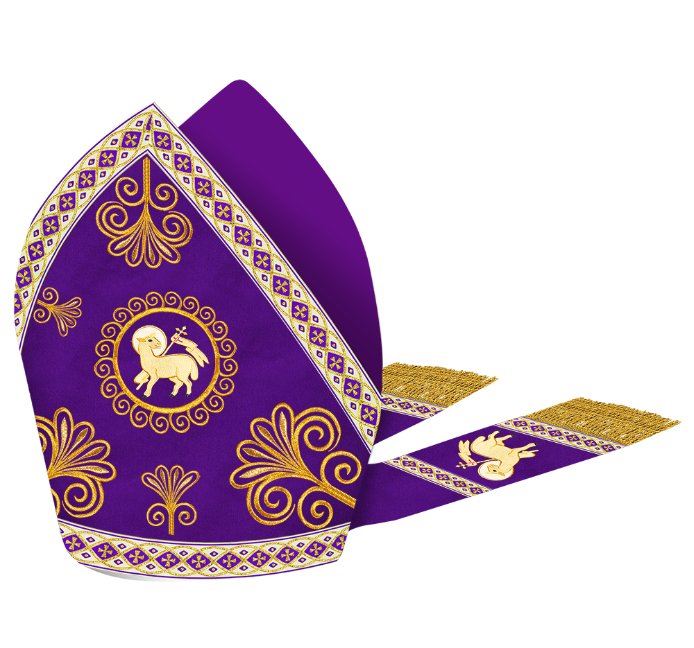 Liturgical Roman Mitre Vestment and Trims