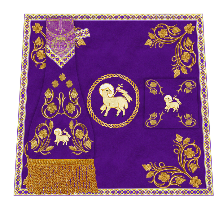 Grapes Embroidery Mass set with Motif