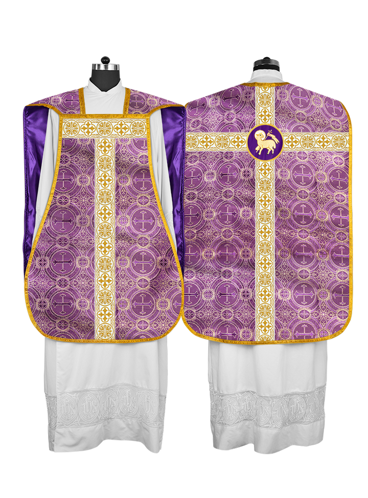 Fiddleback Vestment adorned with lace