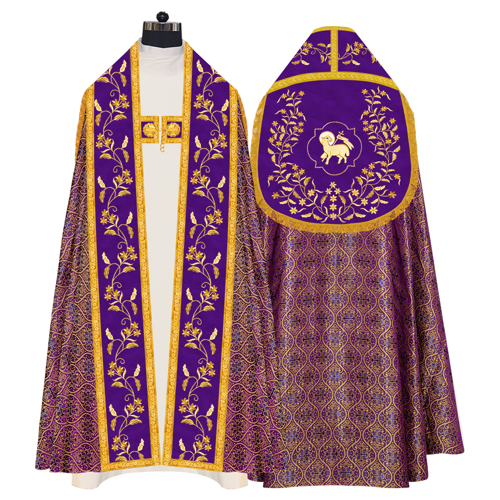 Monastic Roman cope vestments - Floral collection