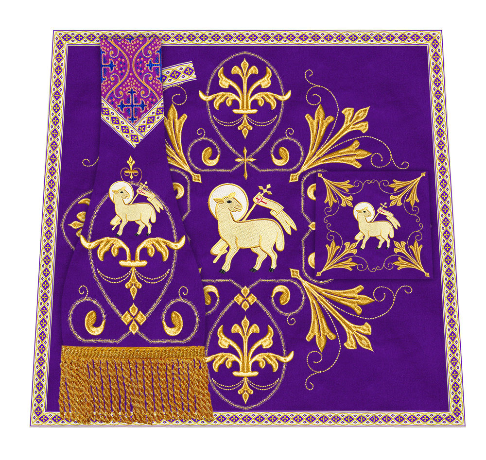 Spiritual Embroidery Mass Set Vestment