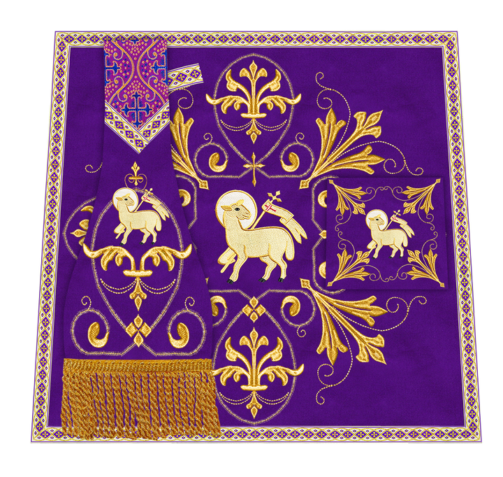 Spiritual Embroidery Mass Set Vestment