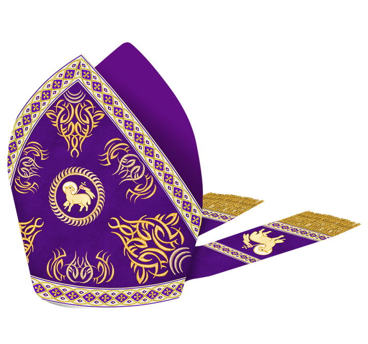 Mitre with Spiritual Motif and Trims