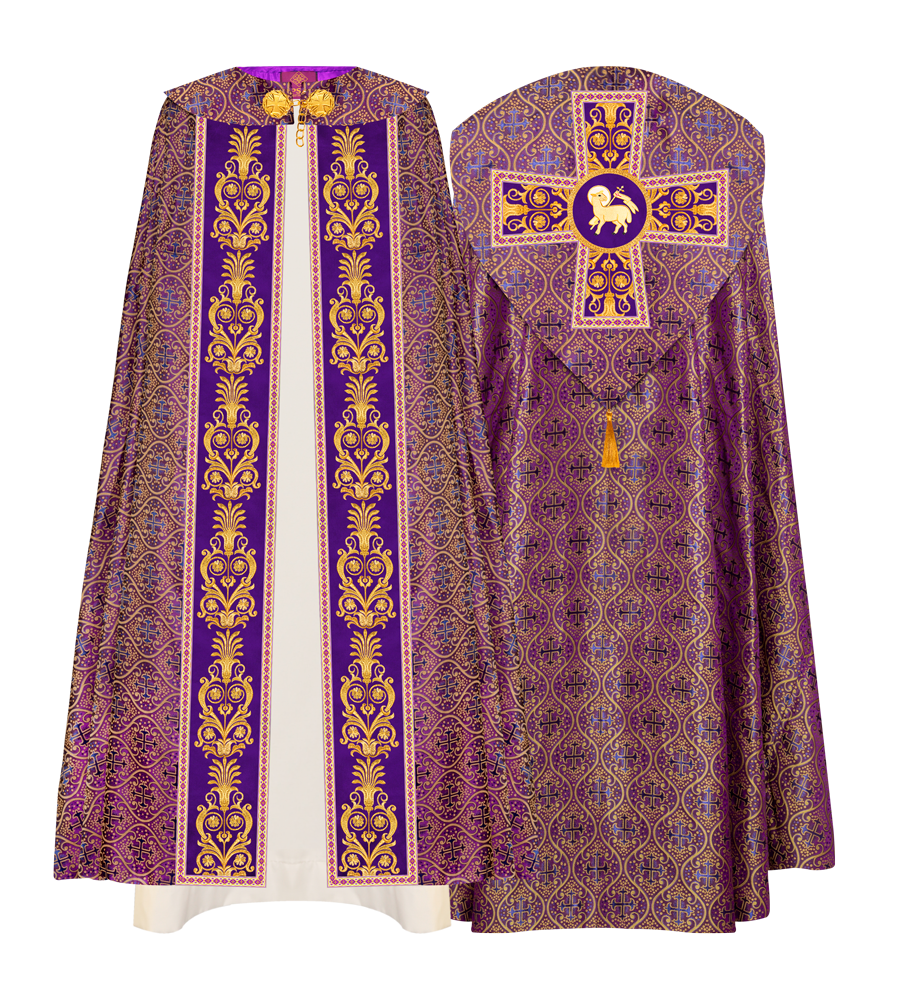 GOTHIC COPE WITH EMBROIDERED MOTIFS