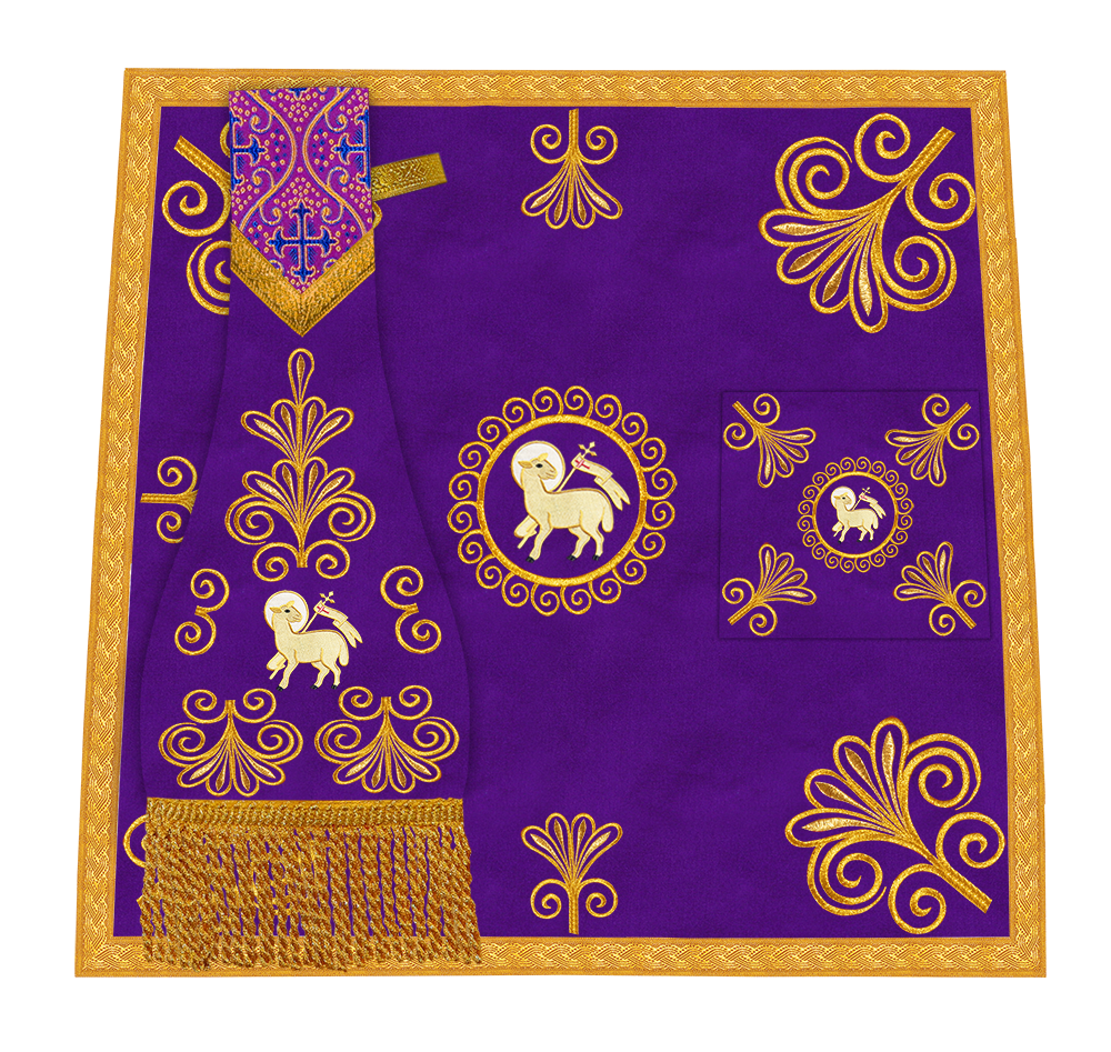 Elegant mass set with rich embroidery - Flourish collection