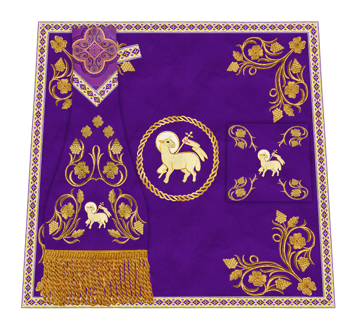 Grapes Embroidery Mass set with Motif