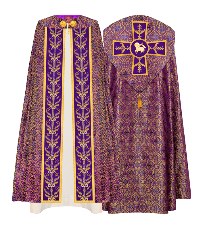 GOTHIC COPE WITH ENHANCED EMBROIDERY