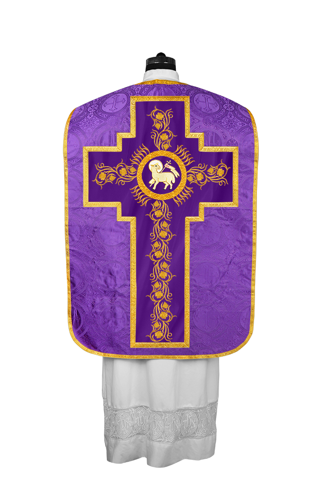 Catholic fiddleback chasuble vestment - Grapes collection
