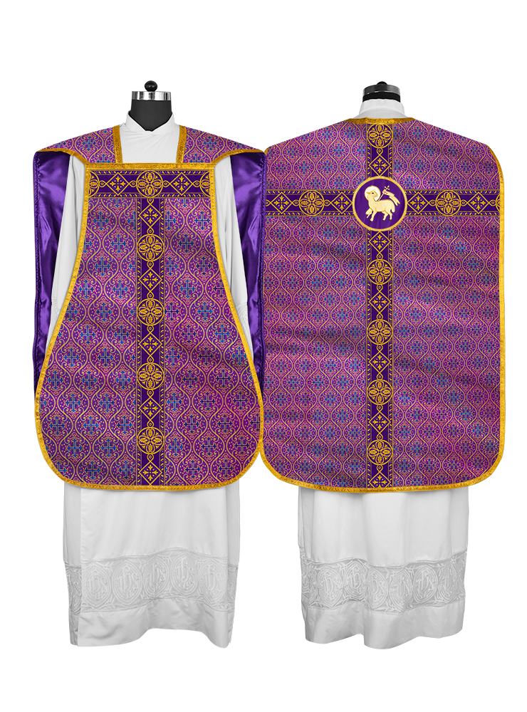 Embroidered Roman Chasuble Vestment
