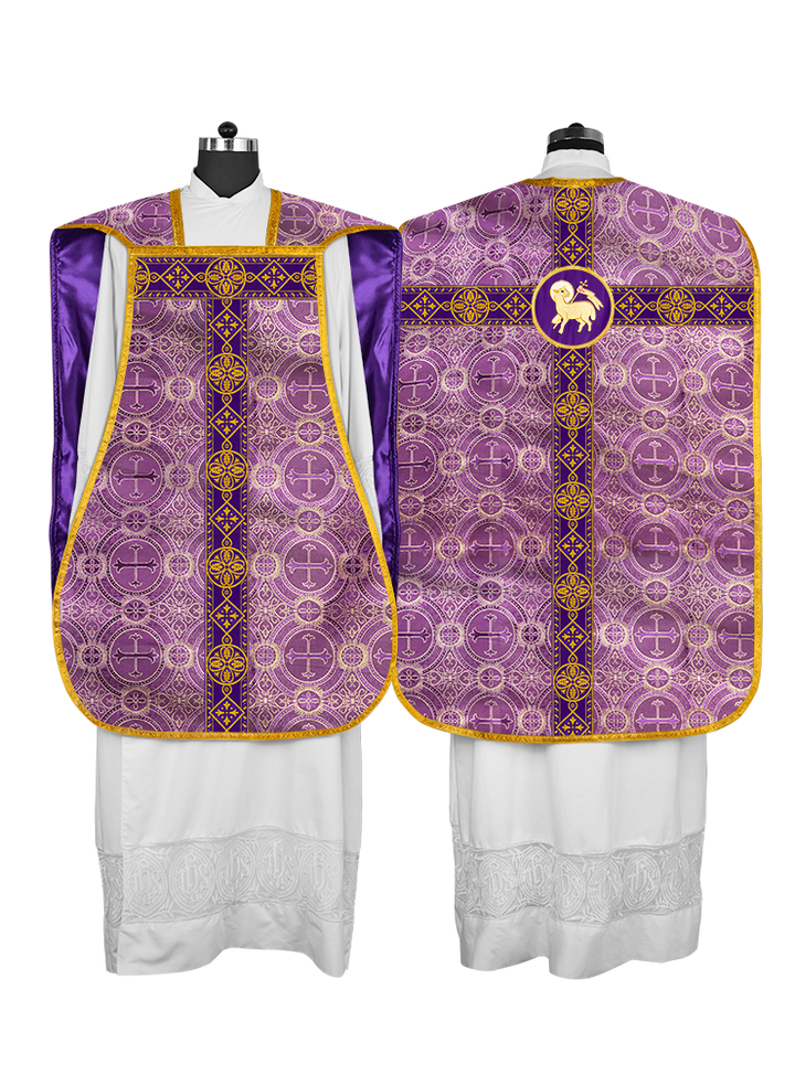 Embroidered Roman Chasuble Vestment