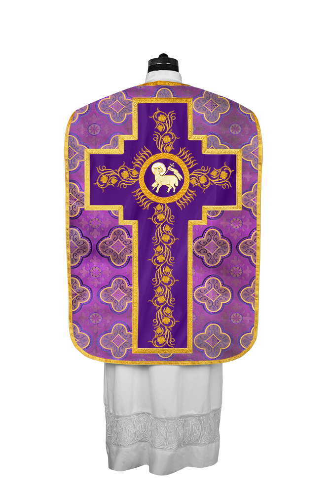 Catholic fiddleback chasuble vestment - Grapes collection