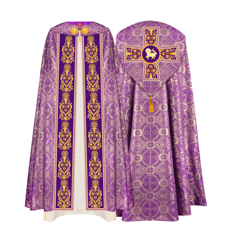 GOTHIC COPE WITH EMBROIDERED MOTIFS