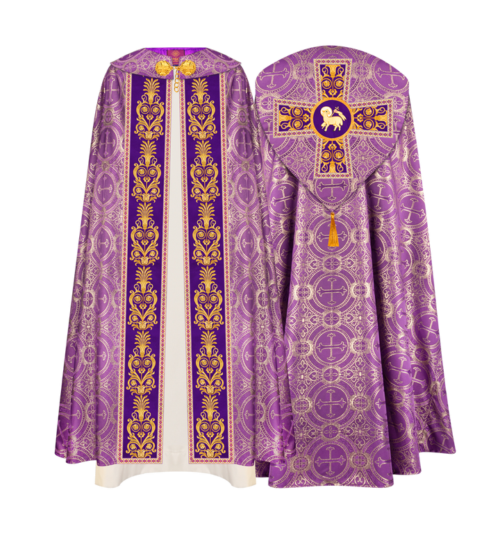 GOTHIC COPE WITH EMBROIDERED MOTIFS