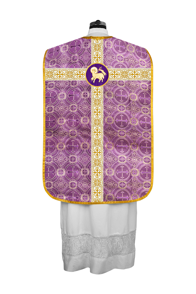 Fiddleback Vestment adorned with lace