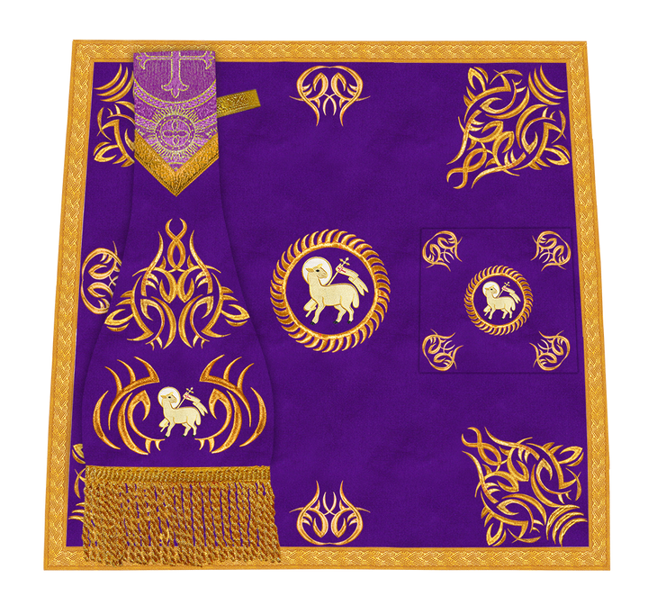 Marvelous mass set with Golden Embroidery - Angelic collection