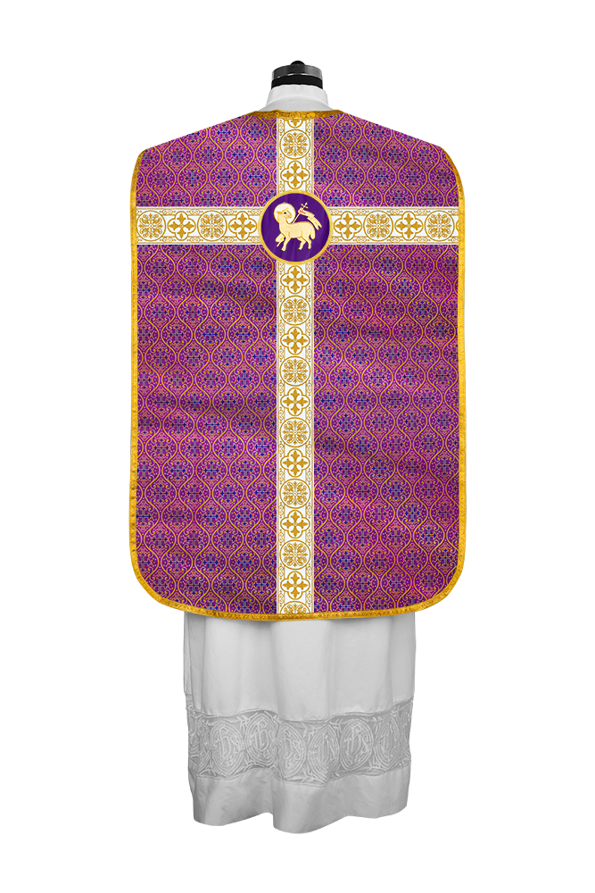 Fiddleback Vestment adorned with lace