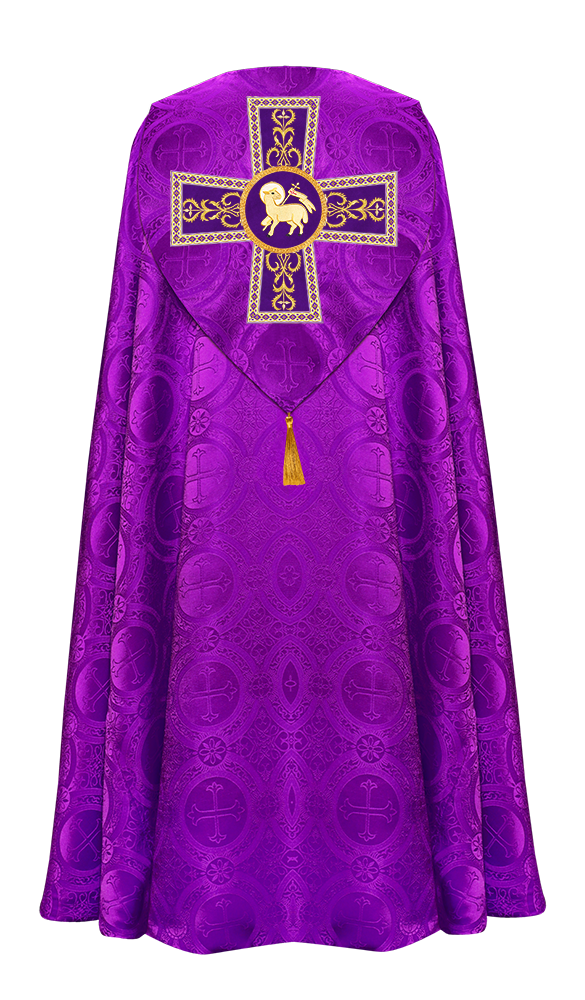 GOTHIC COPE VESTMENTS WITH ADORNED ORPHREY