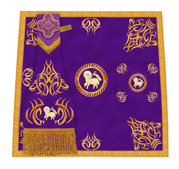 Marvelous mass set with Golden Embroidery - Angelic collection