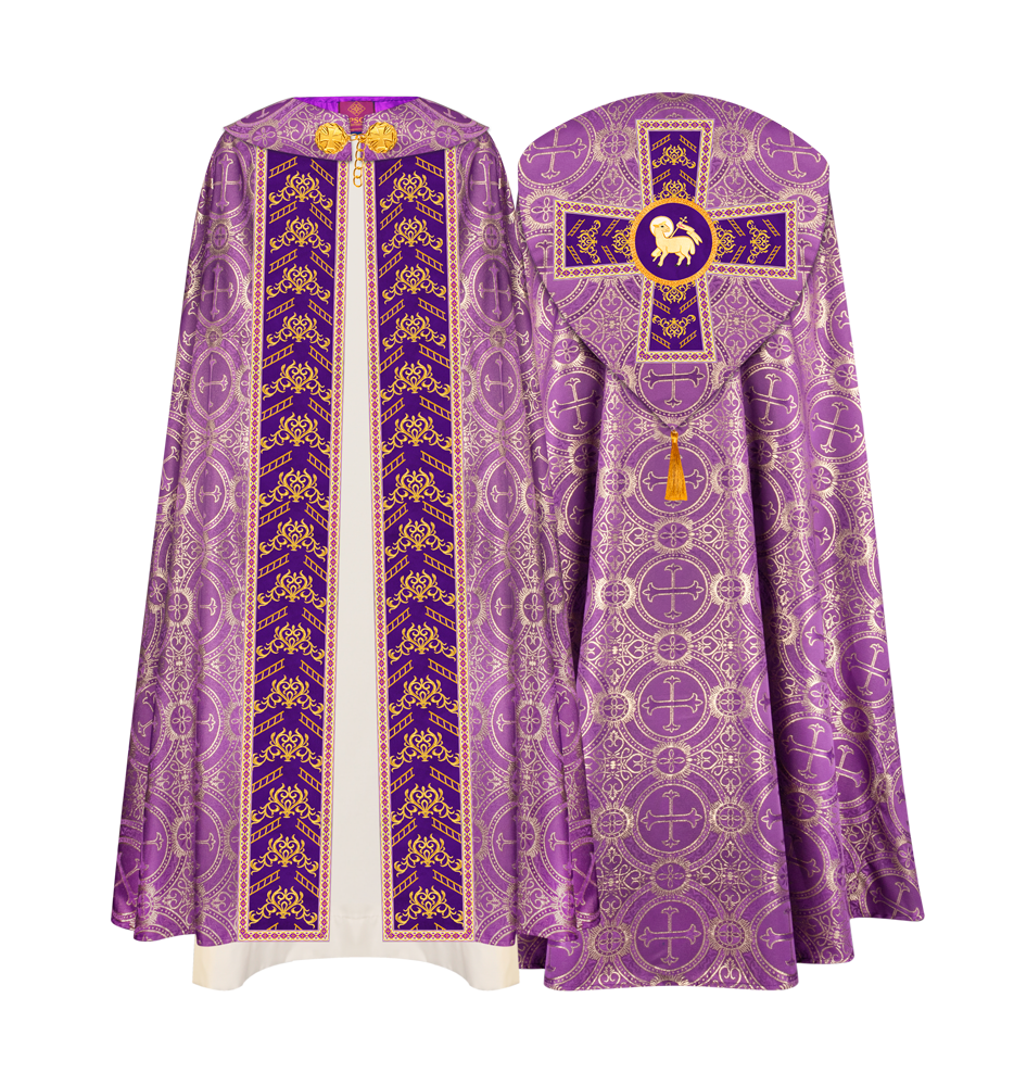 GOTHIC COPE VESTMENTS WITH ADORNED MOTIFS