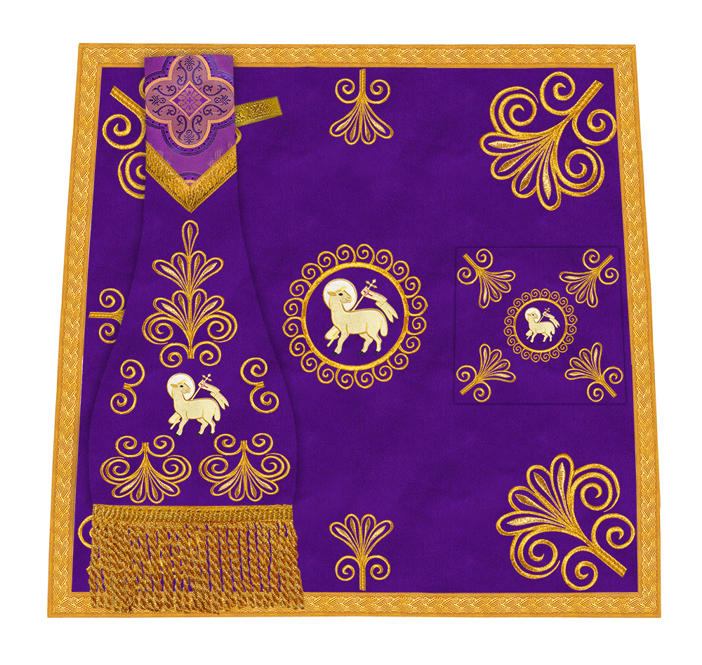 Elegant mass set with rich embroidery - Flourish collection