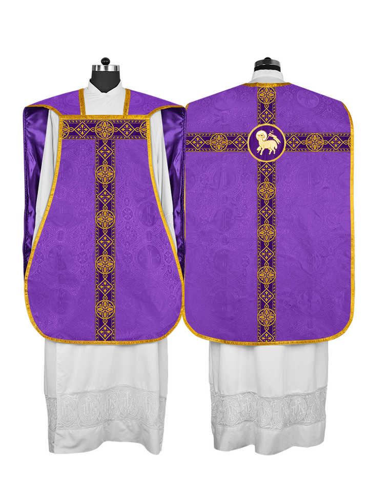 Embroidered Roman Chasuble Vestment