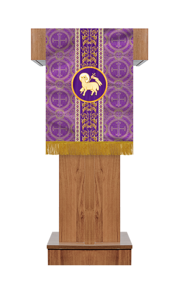 Pulpit/Lectern with Motif and Trims