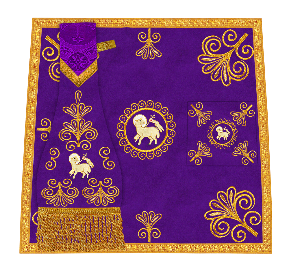 Elegant mass set with rich embroidery - Flourish collection