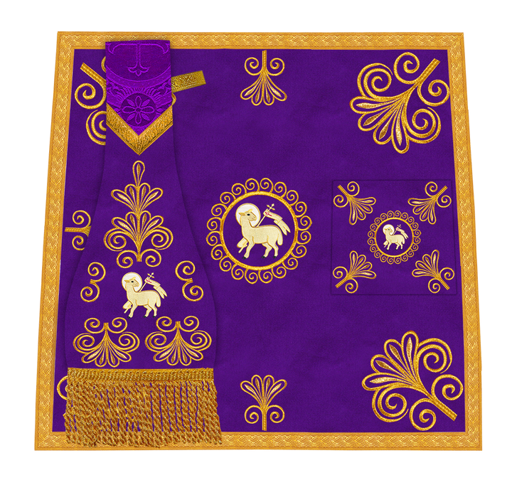 Elegant mass set with rich embroidery - Flourish collection