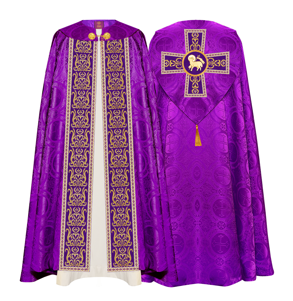 GOTHIC COPE VESTMENTS WITH ADORNED ORPHREY