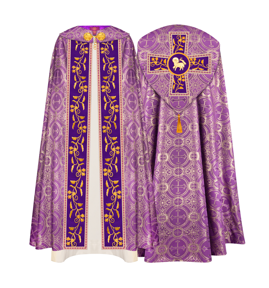 GOTHIC COPE VESTMENTS ORNATED WITH FLORAL DESIGN