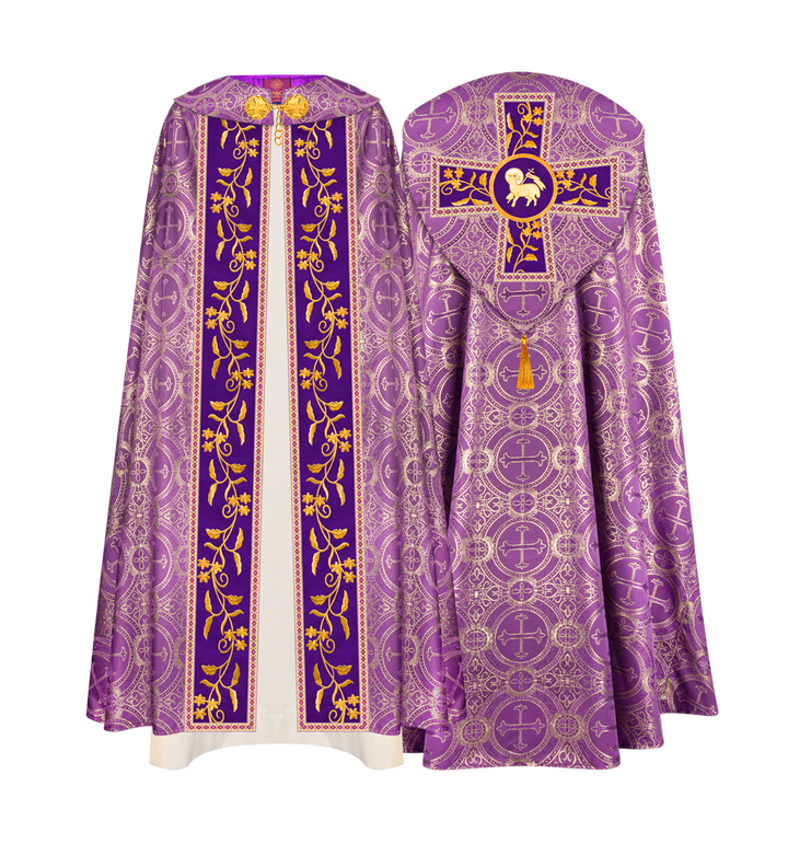 GOTHIC COPE VESTMENTS ORNATED WITH FLORAL DESIGN