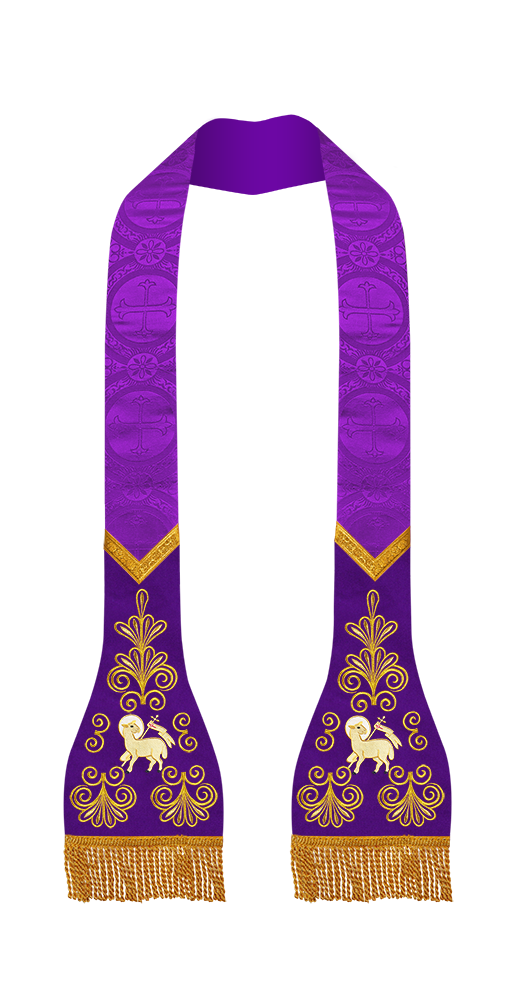 Roman stole with golden embroidery - Flourish collection