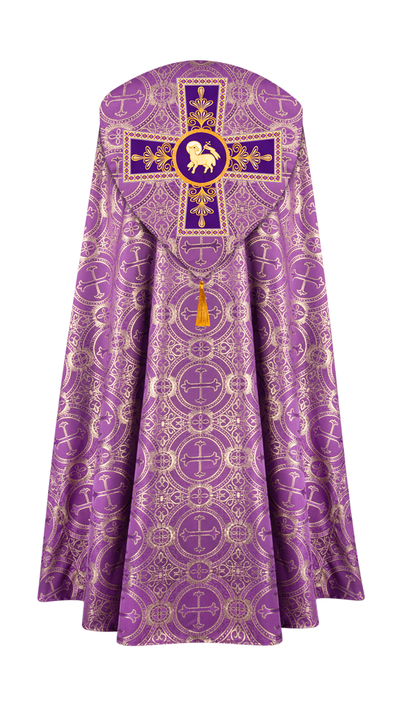 Gothic Cope vestments with Spiritual Motifs and Trims