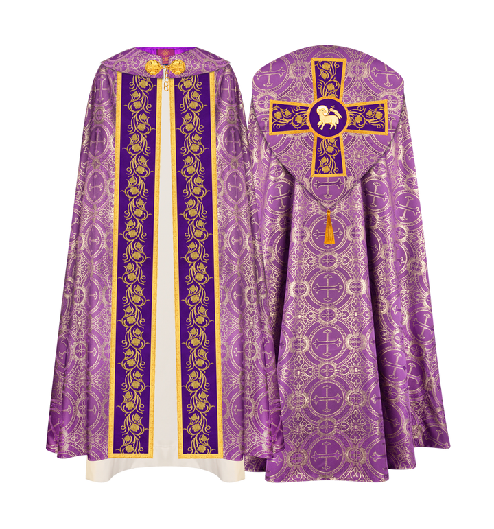 GOTHIC COPE VESTMENT WITH ORNATE EMBROIDERY