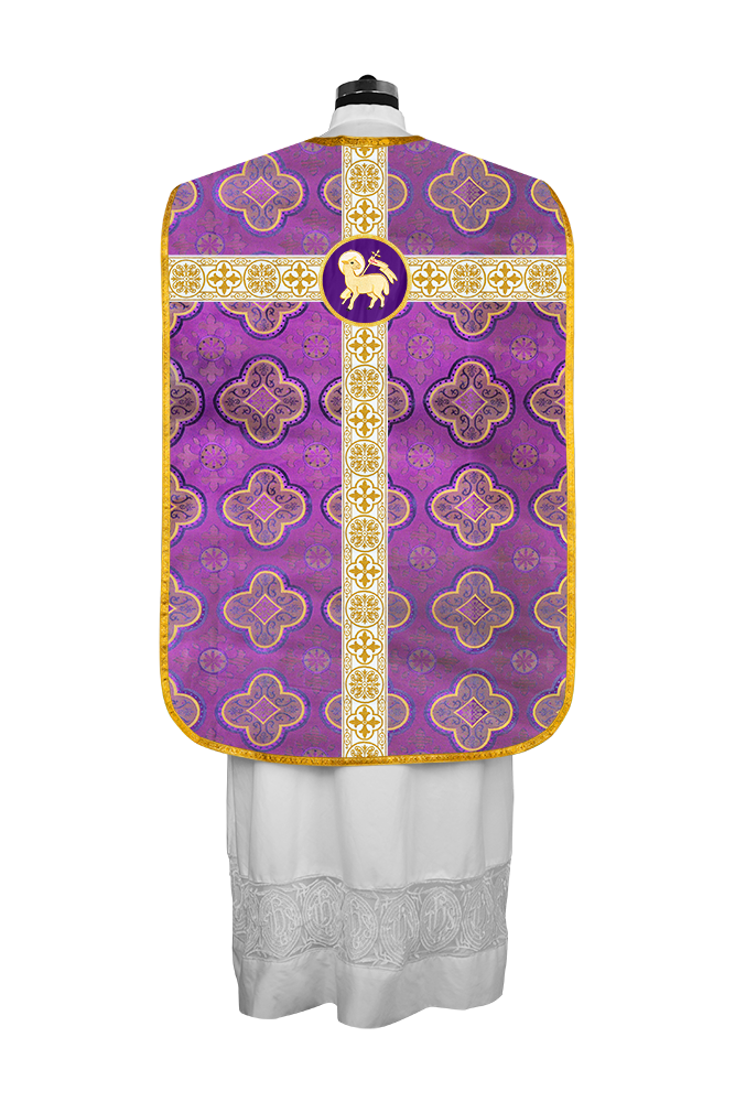 Fiddleback Vestment adorned with lace