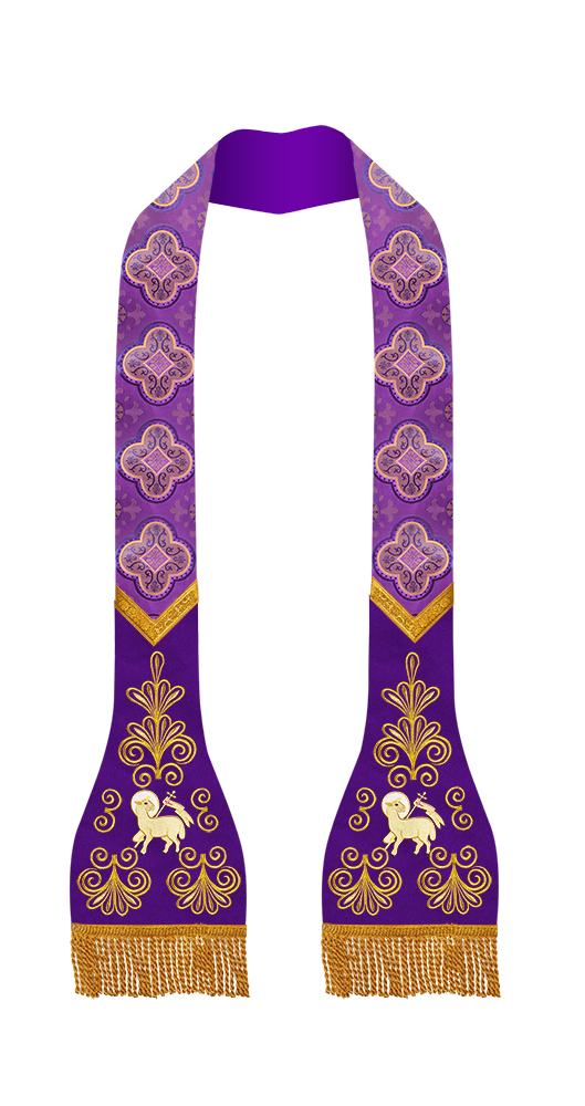 Roman stole with golden embroidery - Flourish collection