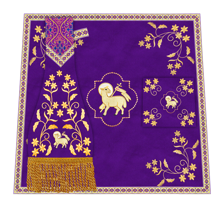 Floral Embroidery Spiritual Mass Set