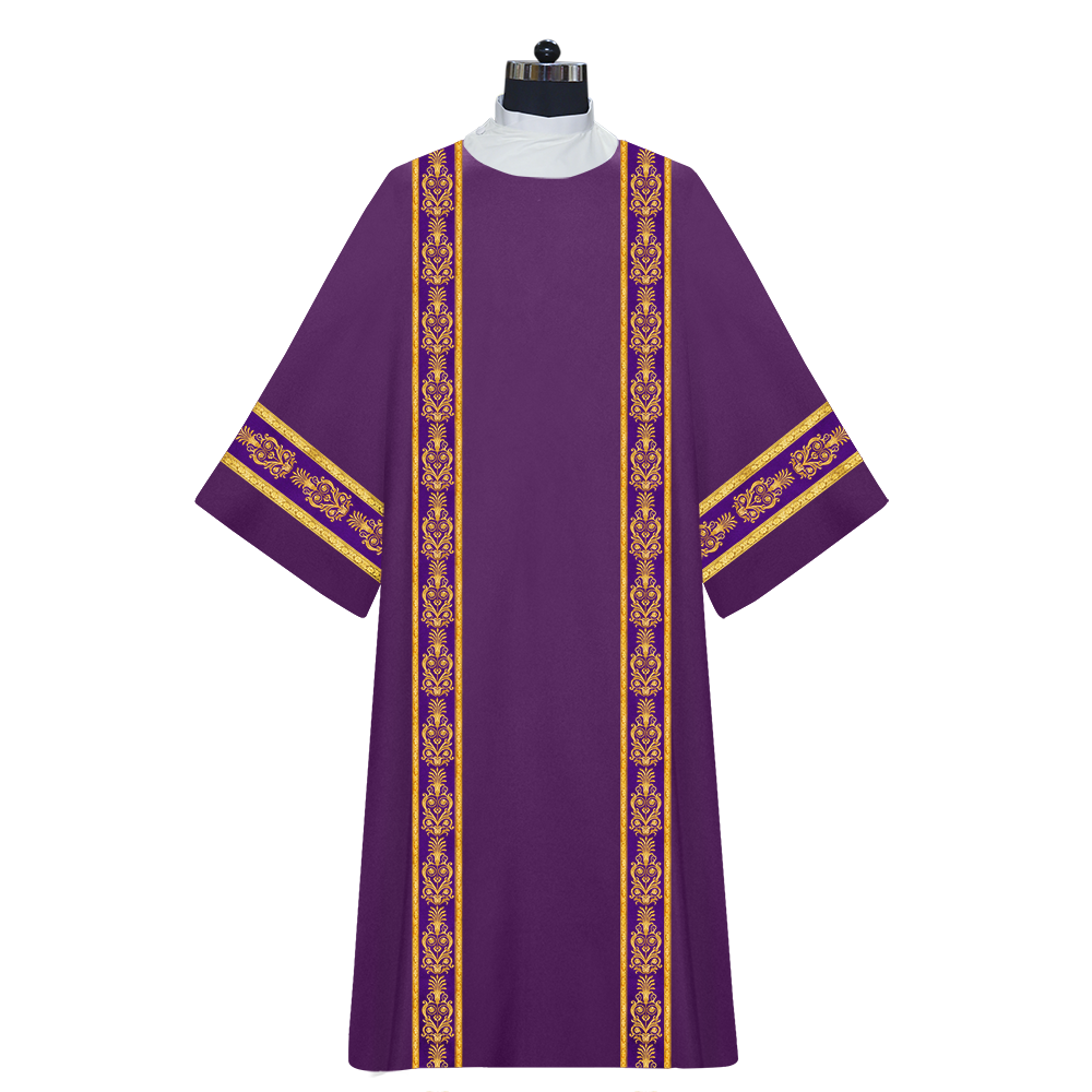 DEACON DALMATICS WITH ORNATE EMBROIDERY
