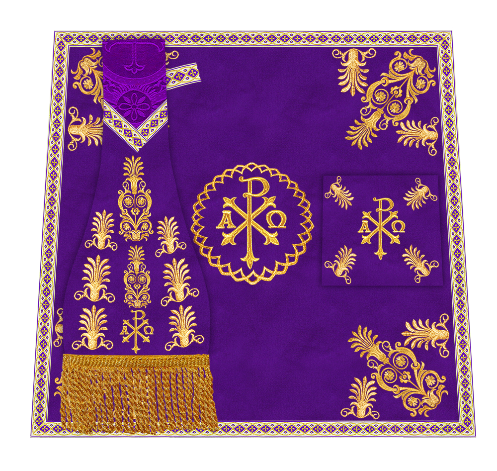Embroidered Motif and Trims Mass Set