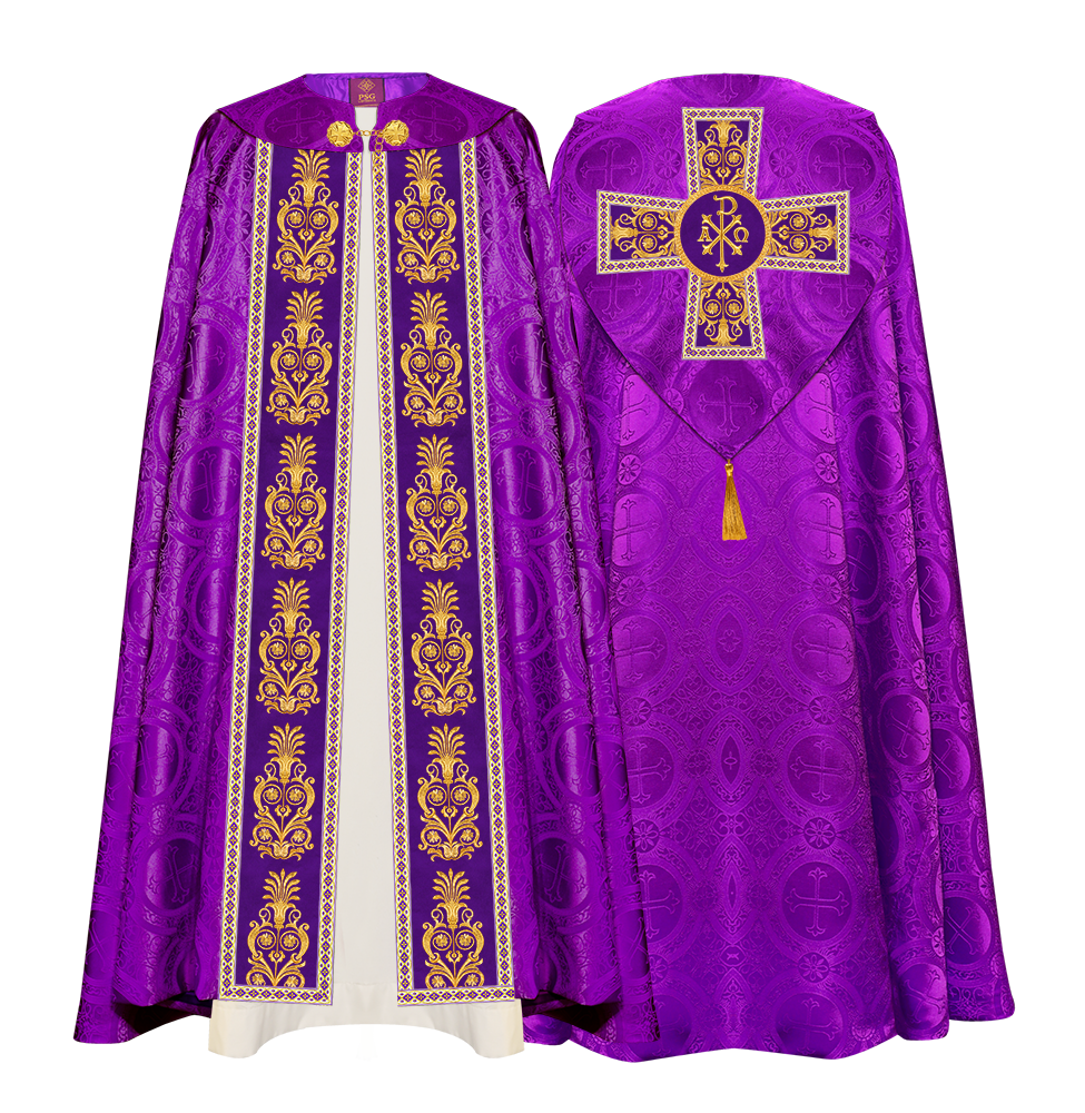 GOTHIC COPE WITH EMBROIDERED MOTIFS