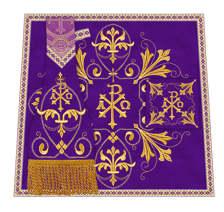 Spiritual Embroidery Mass Set Vestment