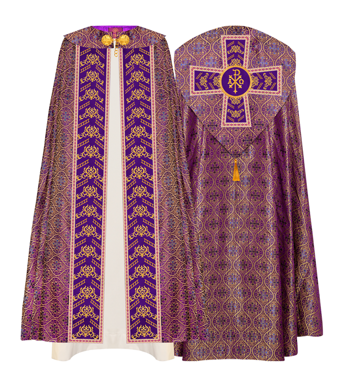 GOTHIC COPE VESTMENTS WITH ADORNED MOTIFS