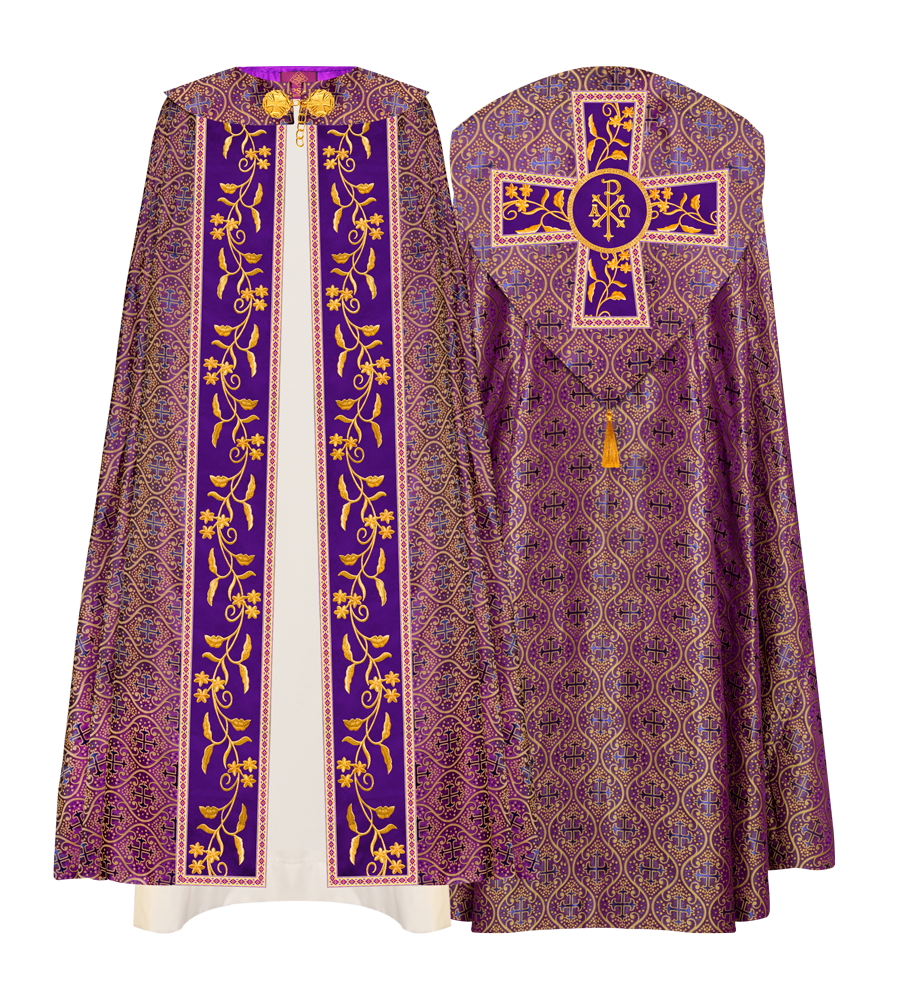 GOTHIC COPE VESTMENTS ORNATED WITH FLORAL DESIGN