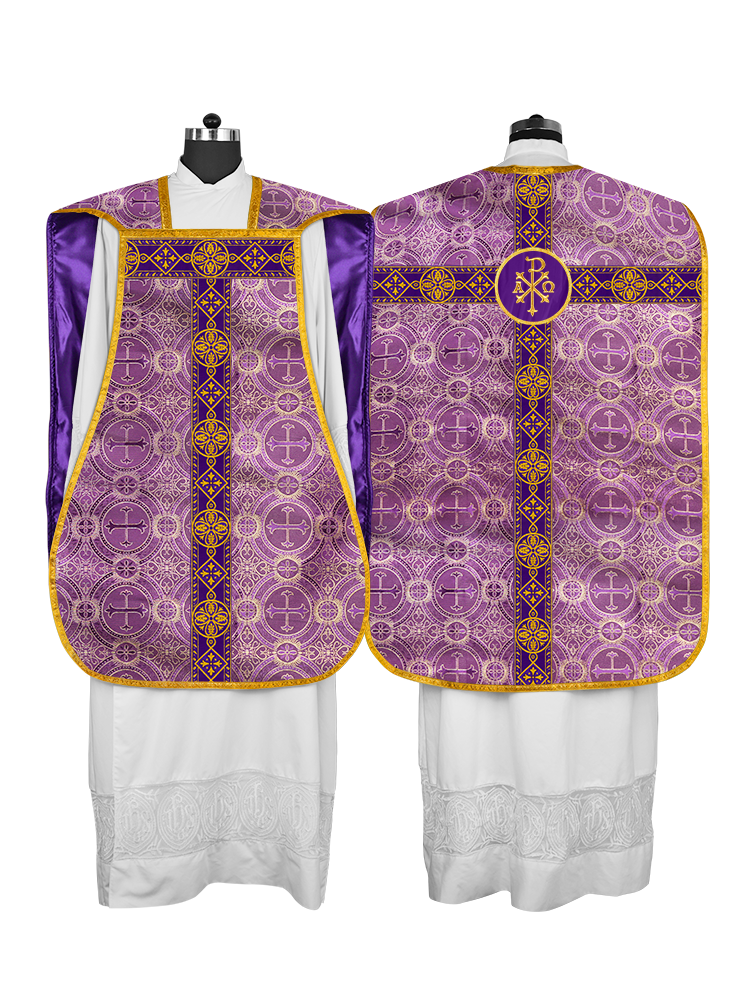 Embroidered Roman Chasuble Vestment
