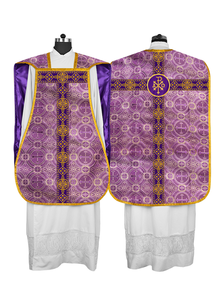 Embroidered Roman Chasuble Vestment