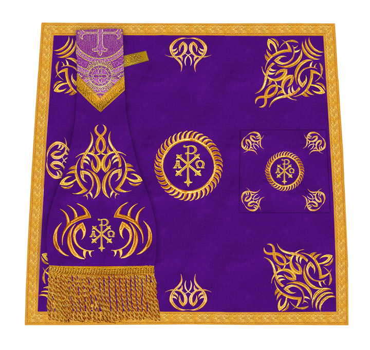 Marvelous mass set with Golden Embroidery - Angelic collection