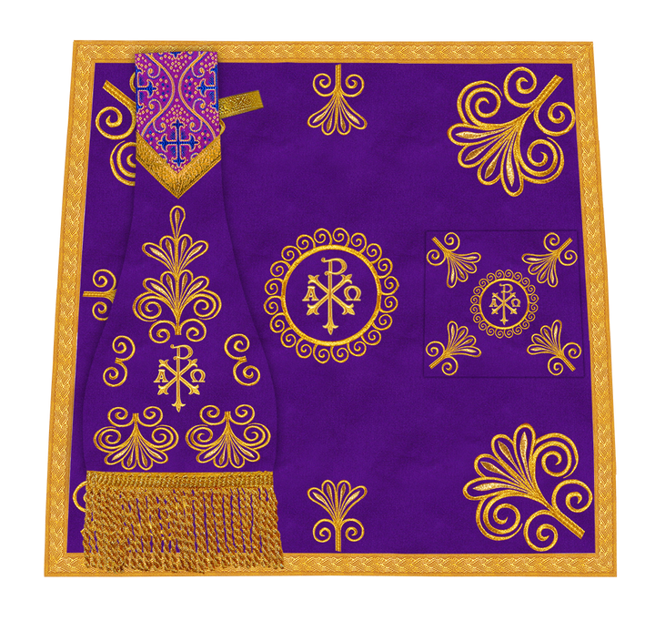 Elegant mass set with rich embroidery - Flourish collection